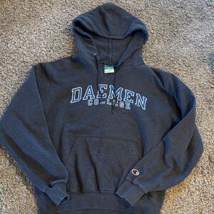Champion Dark Gray Daemen College Hoodie